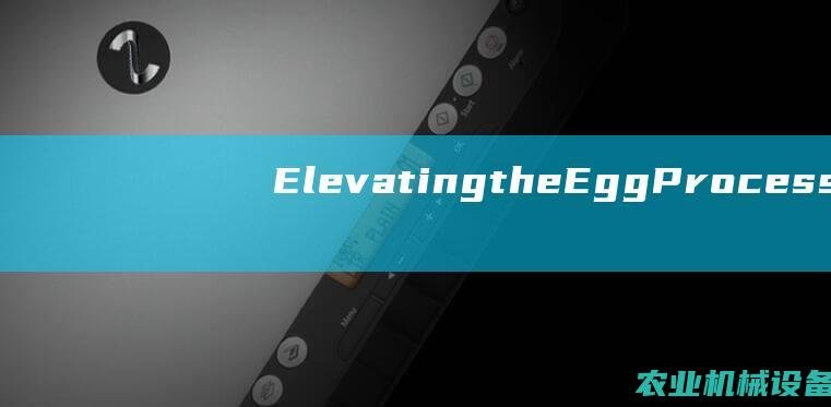 Elevating the Egg Processing Industry with Automated Equipment